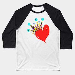 Queen/King of Hearts Baseball T-Shirt